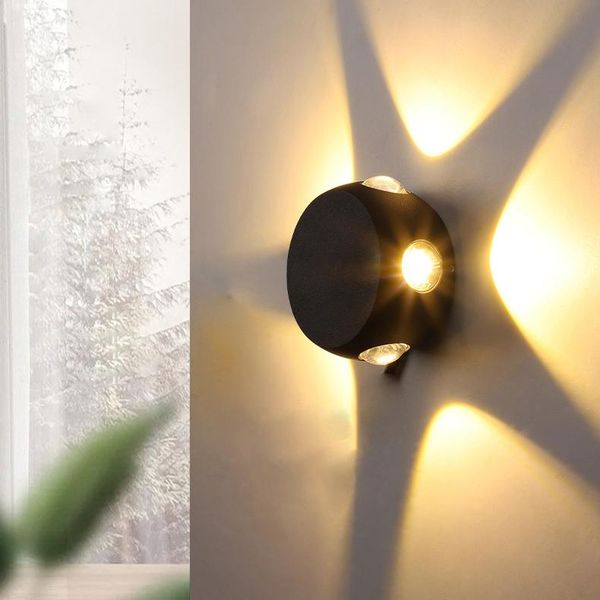 

outdoor wall lamps outdoor/indoor 5w cob led sconces light fixture waterproof patio