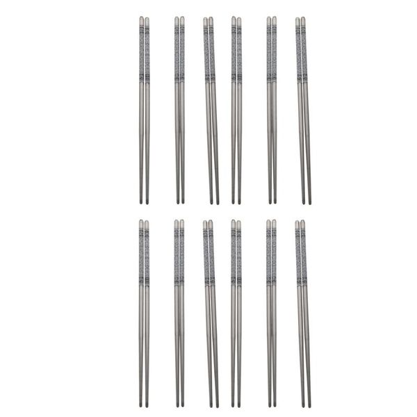 

chopsticks 12 pairs heat insulation home portable (assorted color)