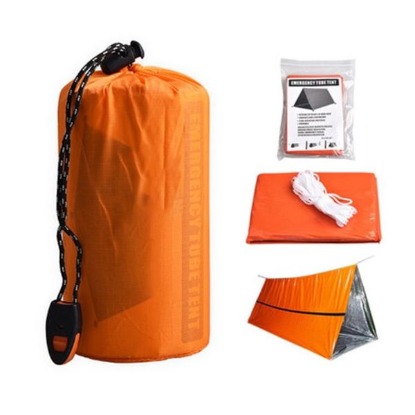 

emergency survival sleeping bag outdoor bags windproof waterproof tent reusable collapsible blanket accessories