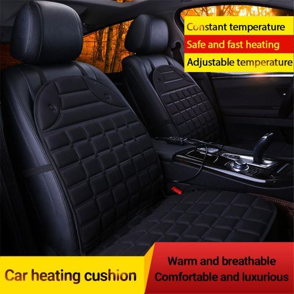 

1pc 12v car truck heated front seat cushion cover heating heater warmer pad winter warm covers