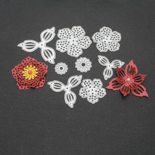 

painting supplies 2021 petal core flower leaf set frame metal steel cutting dies stencils for scrapbooking diy paper cards embossing