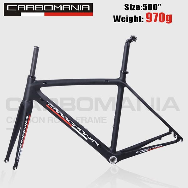 

bike frames carbon road frame di2 v brake 500/530/550mm super light frame+fork+headset bicycle bsa