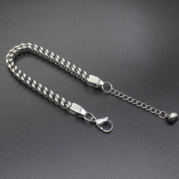 

link, chain bracelet men stainless steel gold bracelets black hip hop jewelry gifts for accessories wholesale