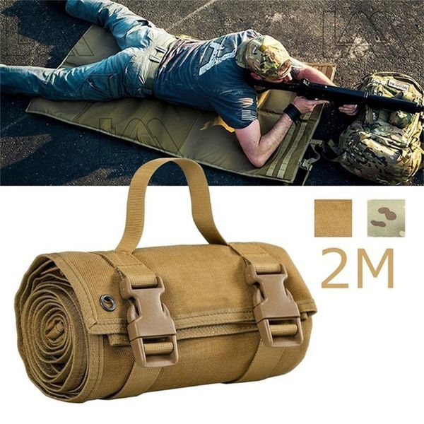 

outdoor pads tactical shooting roll up camping mat non-slip pad waterproof picnic blanket