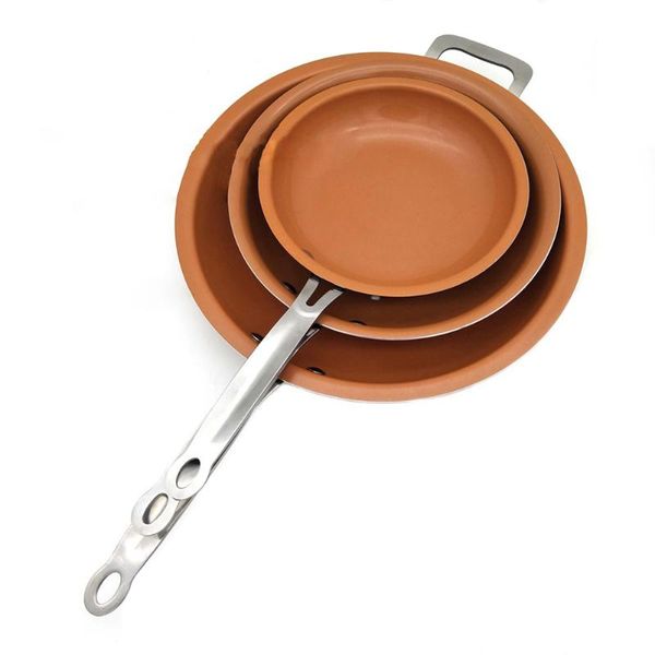 

pans non-stick copper frying pan with ceramic coating kitchen round induction cooking oven dishwasher safe cookware parts