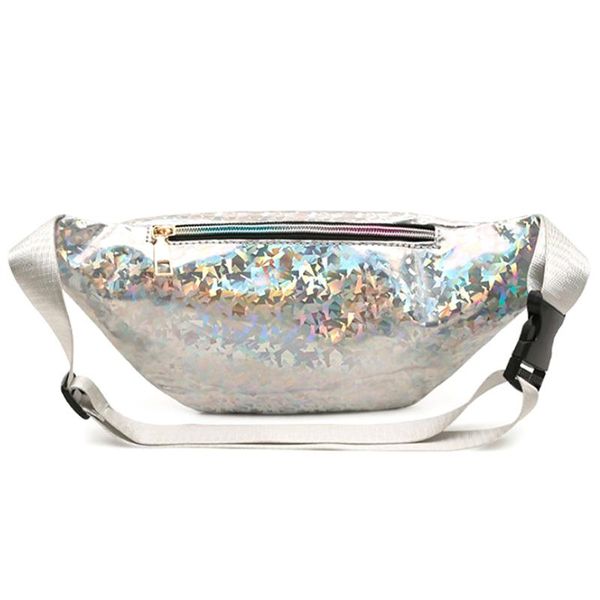 

women laser waist bag fanny pack belt travel sport hip bum small purse bags