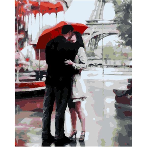 

paintings yikee decorative canvas oil painting by numbers,diy numbers kiss