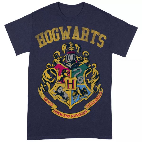 

ladies harry potter crest varsity style official women women t-shirt, White;black