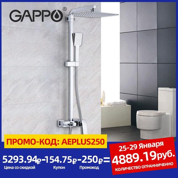 

shower system bathroom massage showers wall mounted heads chrome polished rainfall bath mixer rain sets