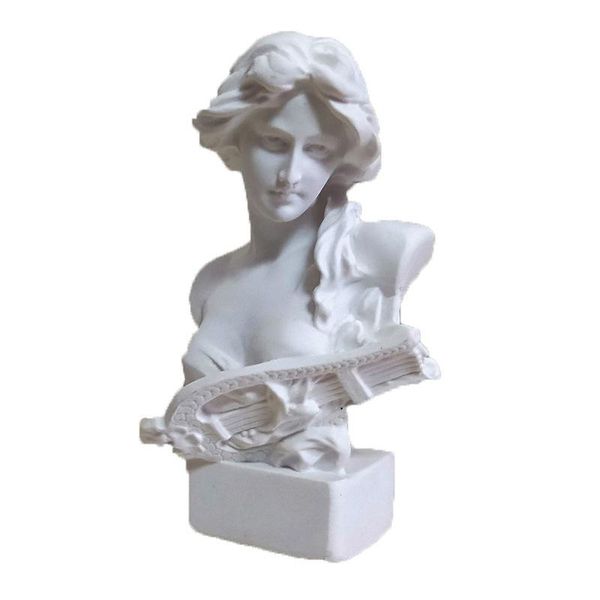 

decorative objects & figurines home decor resin mini head sculpture european decoration nordic hand made sketch display bedroom living room