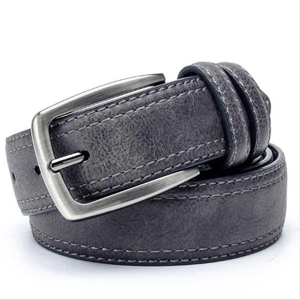 

belts for man male casual pin buckle belt men leather, Black;brown
