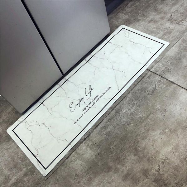 

carpets marble acrylic water proof oil kitchen rugs door mat anti-slip floor