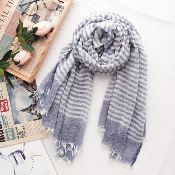 

scarves fashion autumn and winter thin 30% wool small fresh horizontal women scarf shawl amphibious, Blue;gray