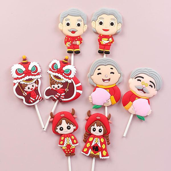 

other event & party supplies happy birthday cake er chinese style doll year grandpa grandma wedding engagement decor cupcake dessert bak