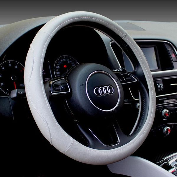 

steering wheel covers four-season universal car cover leather breathable handle set three-dimensional non-slip interior decorat