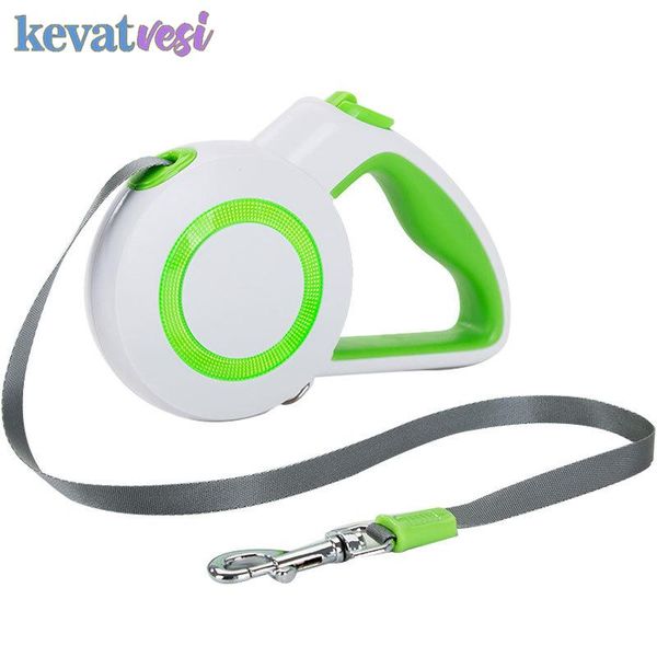 

dog collars & leashes durable leash automatic retractable lead nylon reflective walking for small large dogs outdoor pet supplies