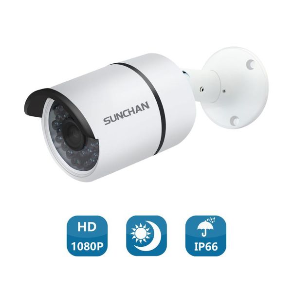 

cameras sunchan ahdh camera 1080p 2.0mp 36 ir led night vision waterproof outdoor cctv w/bracket