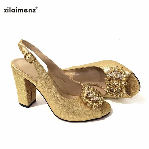 

women sandals fashion high heels shoes gold color bridal wedding ladies for party dress, Black