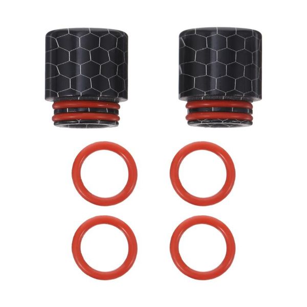 

2pcs smoking set coffee machine resin drip tip honeycomb connector cell phone anti-dust gadgets