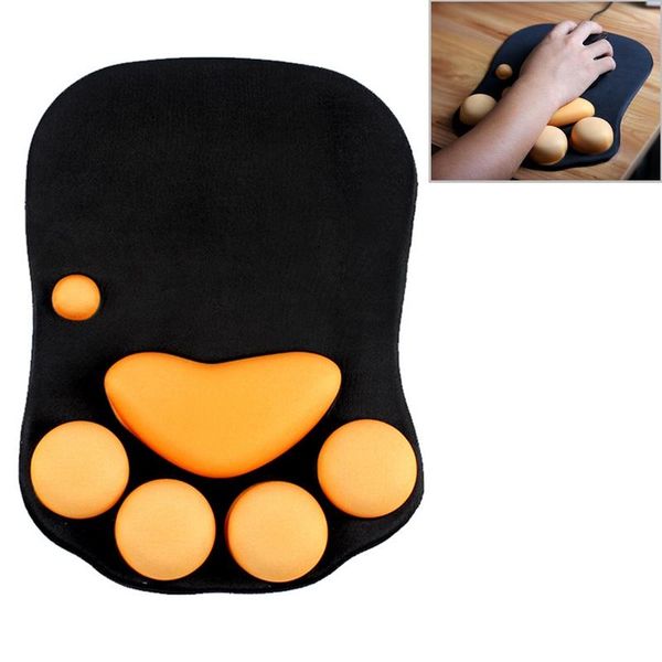 

mouse pads & wrist rests silicone rubber pad computer cat claw shape slow soft bracer non-slip
