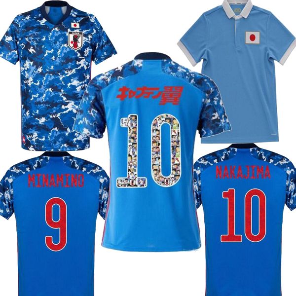

kagawa japan soccer jersey 100th commemorative special edition player fans version home blue mens atom endo okazaki nagatomo hasebe kamamoto, Black;yellow