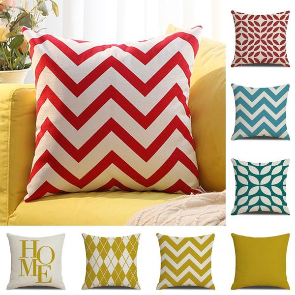

cushion/decorative pillow 45x45cm geometry cushion covers case home decor colorful geometric throw pillowcase decorative pillows sofa seat