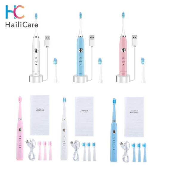 

smart electric toothbrush sonic wireless charging sterilization brush head plaque removal ultrasonic replacement