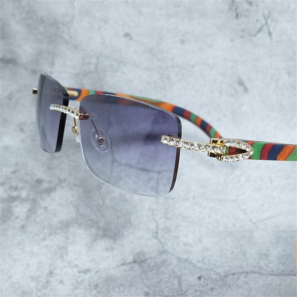 

factory sale iced out sunglasses men wood rhinestones sun glasses vintage women diamond trending shades eyewear gafas de sol, White;black