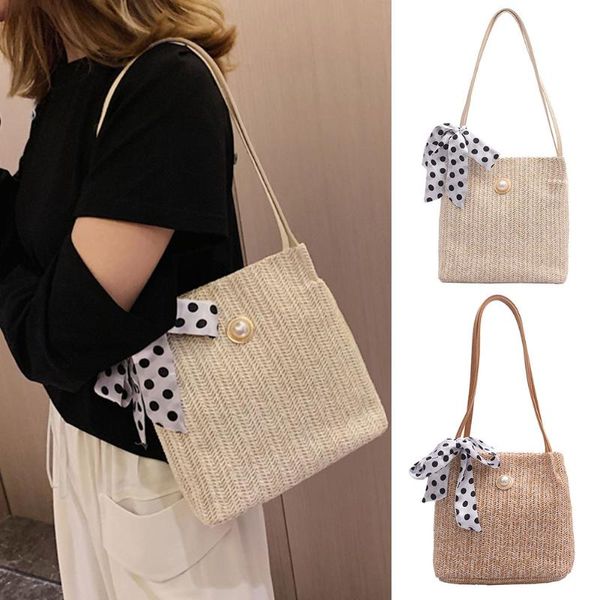 

waist bags women bag round circular rattan wicker straw woven crossbody beach basket gift bohemia handbags ladies shoulder