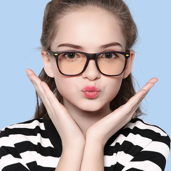 

fashion sunglasses frames tewexua brand children style anti-blue light glasses boy and girls everyday shopping party tr-90 frame uv400 prote, Black