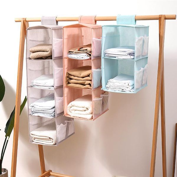 

storage boxes & bins multi-layer clothes organizer household hanging drawer box space-saving underwear sorting closet
