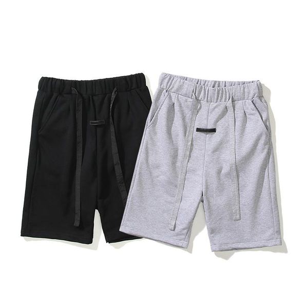 

famous menswear designer shorts five-point pants high street letters simple casual terry summer black gray size m-xxl