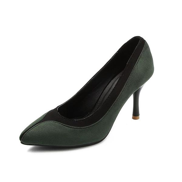 

dress shoes stilettos shallow mouth high-heeled to 18 years in the spring and autumn section 43 bride single, Black