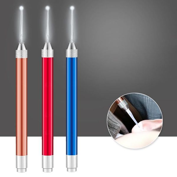

electric nose & ear trimmers drop ship&wholesale earpick spoon cleaner device led light wax curette remover tools oct.25