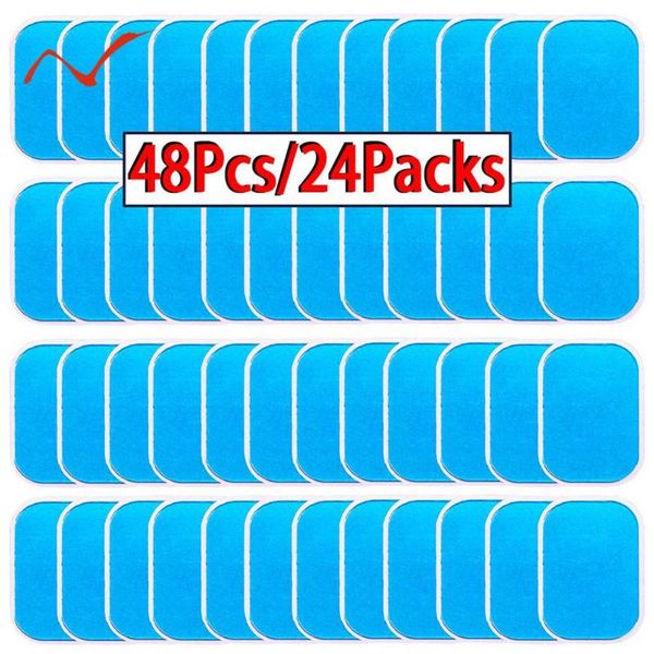 

accessories 48 pcs gel pads for ems abdominal trainer muscle stimulator exerciser slimming machine