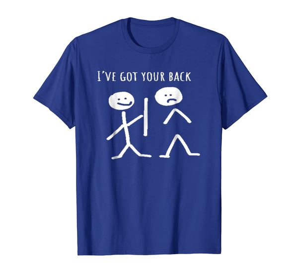 

I Got Your Back Stick Figure Grafic Friendship TShirt, Mainly pictures