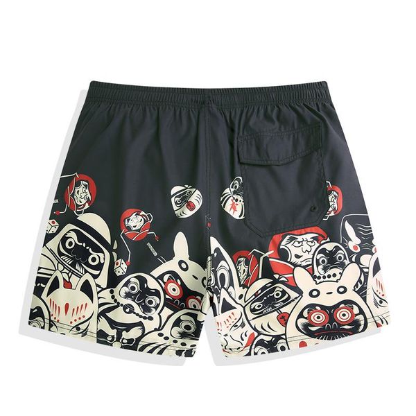 

basketball casual summer shorts bodybuilding korea style sports men beach pantalones cortos fitness clothes ab50st men's, White;black