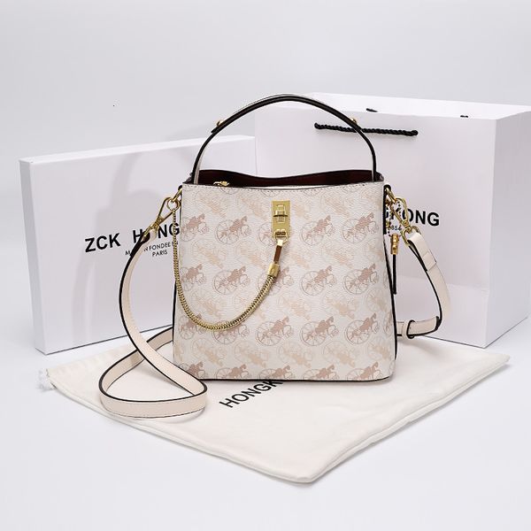 

2021 bags bag handbags women's crossbody full leather fashion net red versatile messenger large capacity bucket texture handbag