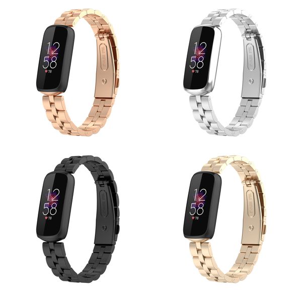 Handgelenk Strap Für Fitbit Luxe Metall Uhr Band Für Fitbit Luxe Edelstahl Armband Ersatz Smart Uhr Gürtel