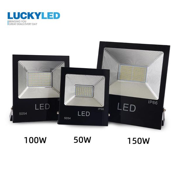 

floodlights luckyled led flood light 10w 20w 50w 100w 150w 220v reflector waterproof floodlight outdoor wall lamp spotlight