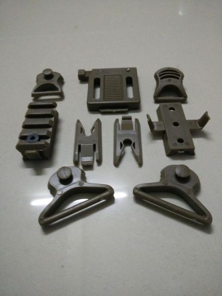 

cycling helmets tactical fast helmet accessories goggle swivel clips & plastic mount set 9pcs 8620a dark earth