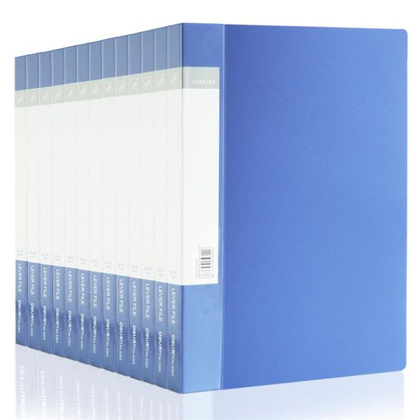 

business card files deli 5363 economic a4 data folder single strong clip [10] with pockets brands