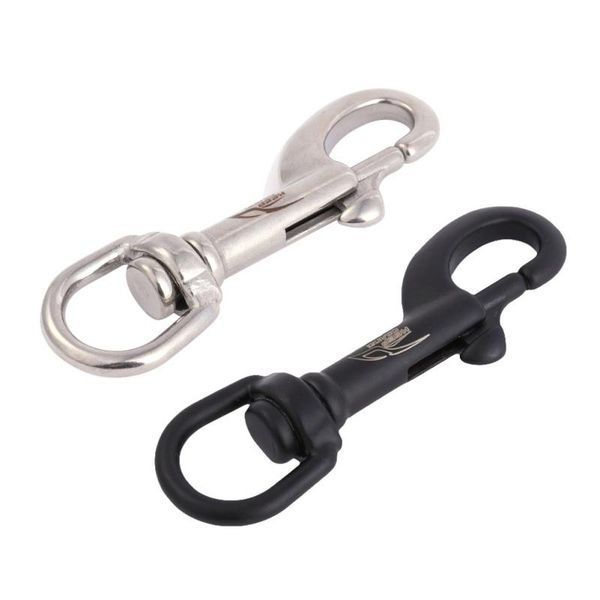 

double hooks 90/100/115mm 316 stainless steel bolt snap clip diving singel 75/90/100mm bcd accessories tools pool &