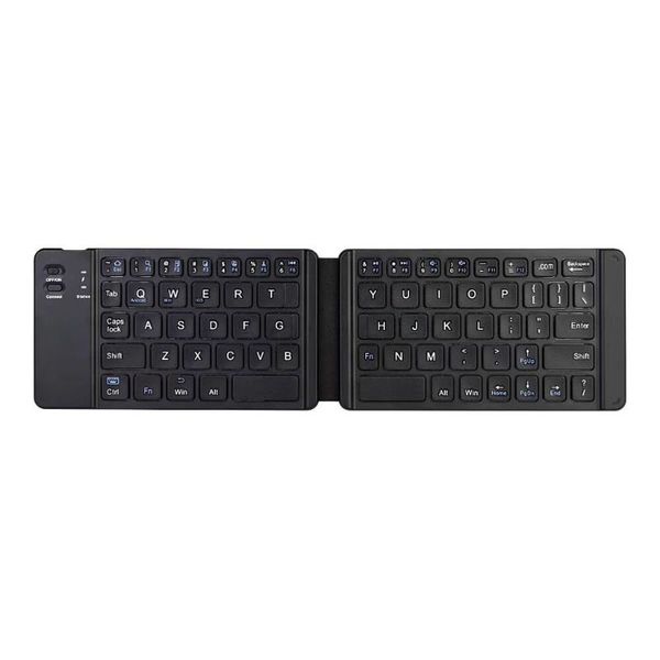 Портативный ультратонкий свет Мини Bluetooth 3.0 складной клавиатуры Беспроводная перезаряжаемая клавиатура для IOS / Androidd Tablet Phaness