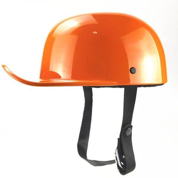 

motorcycle helmets orange black vintage helmet open face dot approved half retro moto casco capacete motociclista