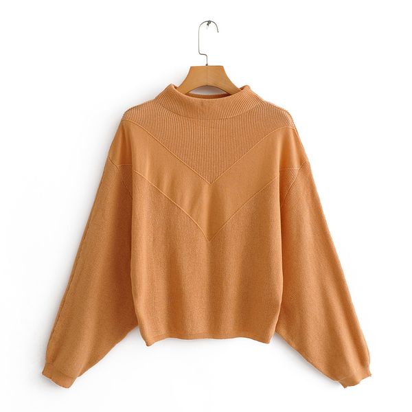 

autumn fashion women loose batwing sleeve sweater casual female o-neck jumpers stylish ladies knitwear 210520, White;black