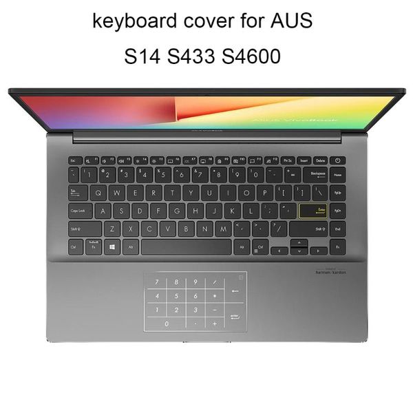 

keyboard covers 2021 for asus vivobook s14 s433 s4600 14 x413 f413 k413 tpu lapkeyboards dust cover soft silcone transparent