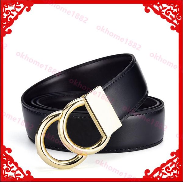

mens belt width 3.5cm double g letter smooth buckle belts fashion designers betls for women men genuine leather waistband girdle cinturÃ³n, Black;brown