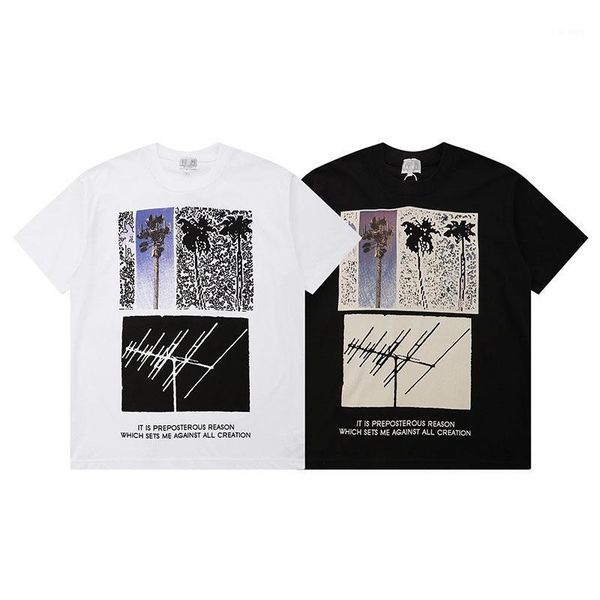 

men's t-shirts c.e cavempt short-sleeved 2021 summer loose casual cotton for men women oversized t-shirt, White;black