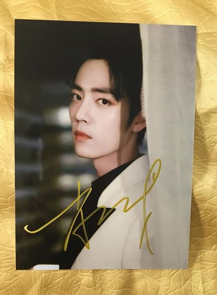 

greeting cards hand signed xiao zhan autographed the untamed 5*7 more versions 072021